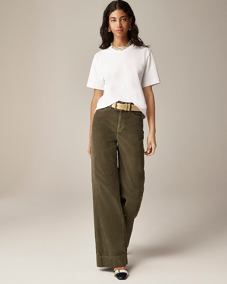 Wide-leg corduroy trouser | J. Crew US
