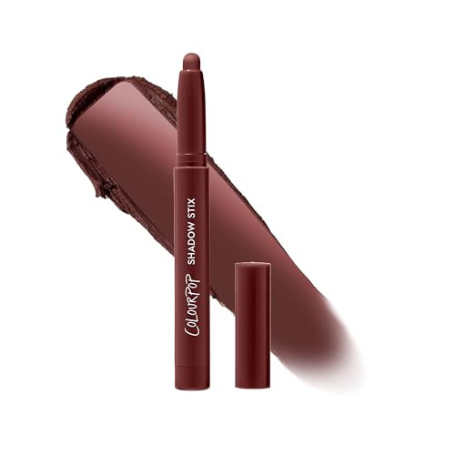 ColourPop Shadow Stix - Cream Eyeshadow Stick with Long-Lasting Color - Multi-Use Cream Makeup with a Built-In Sharpener & Precise Tip for Easy Application - Plum Tart (0.05 oz) | Amazon (US)