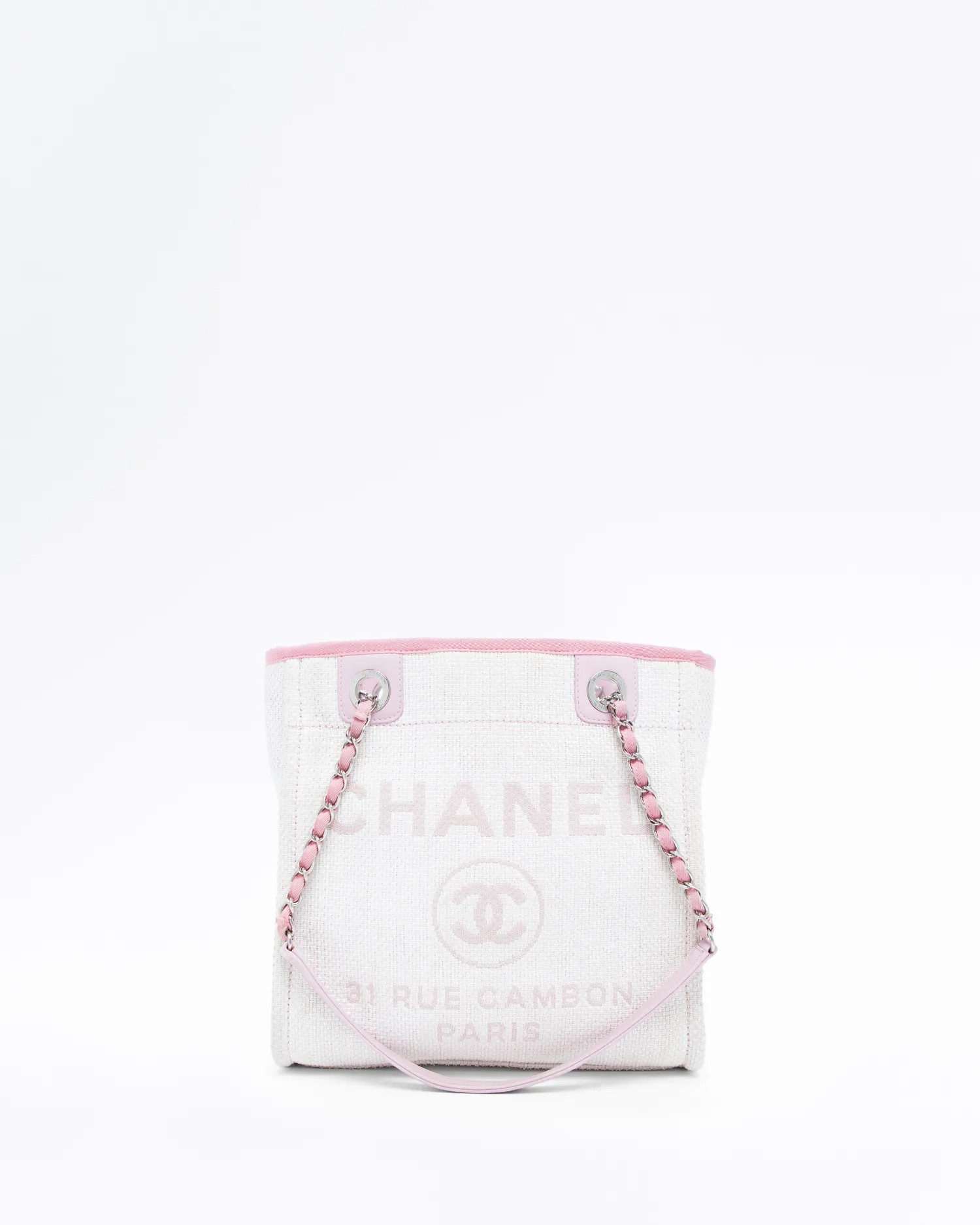 Raffia Deauville Mini Shopping Tote | Vivrelle