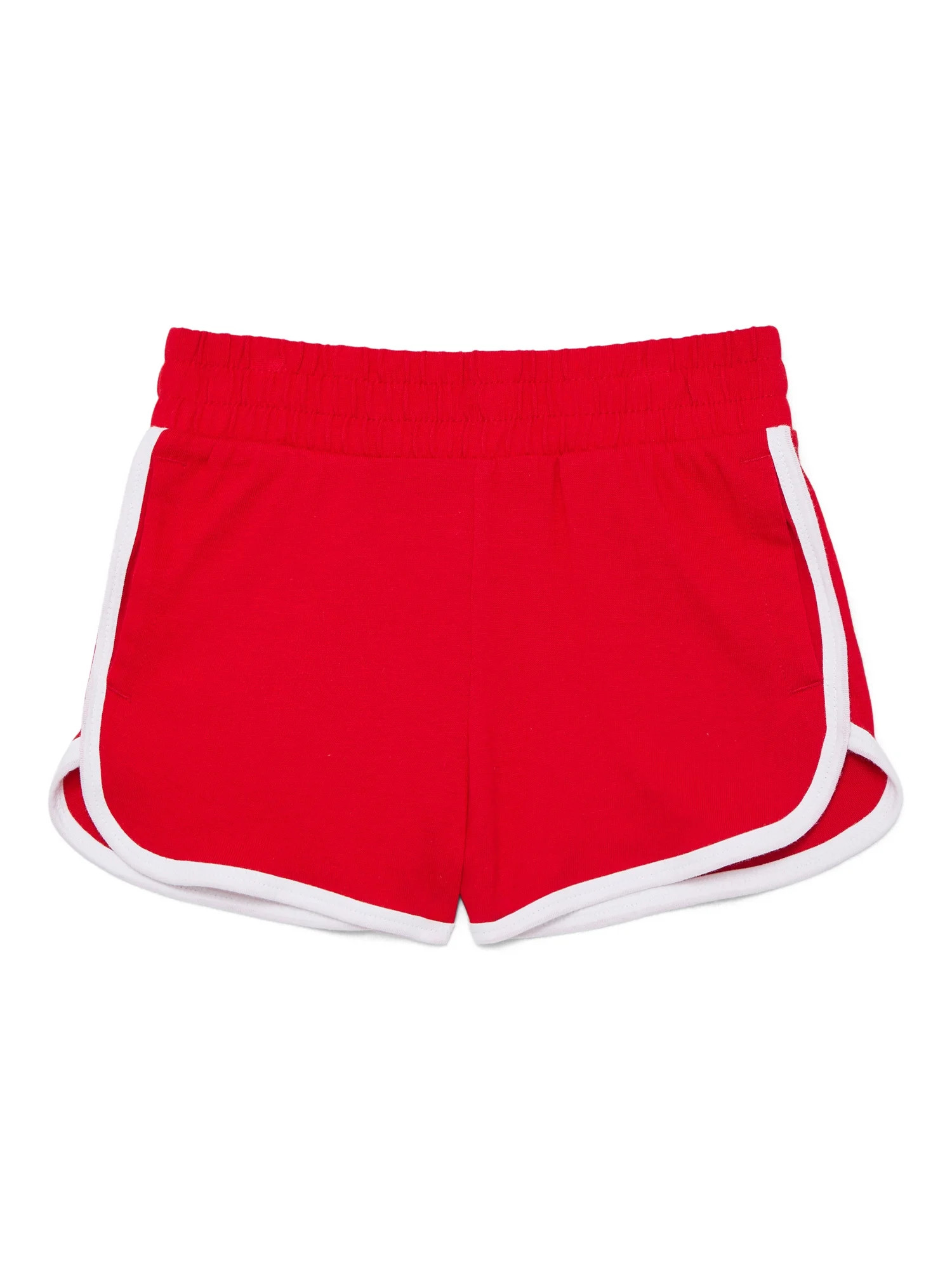 Wonder Nation Girls Dolphin Hem Shorts, Sizes 4-18 & Plus - Walmart.com | Walmart (US)