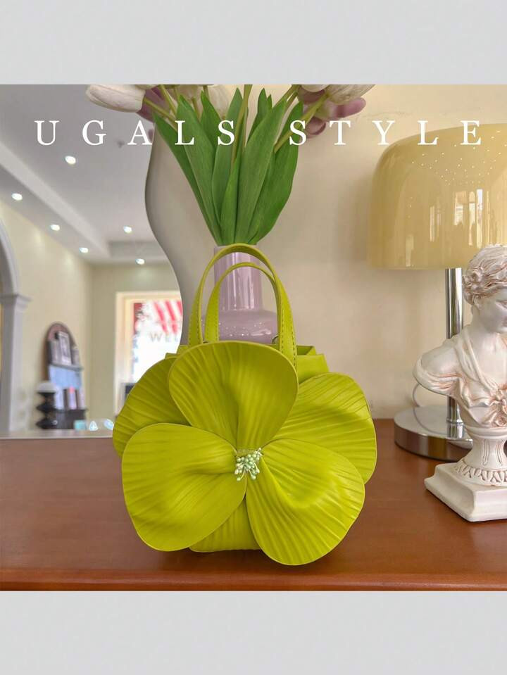 Luxury Flower Bridal Purse Party Prom Bucket Clutches Handbag Sweet Women's Dinner Evening Clutch... | SHEIN