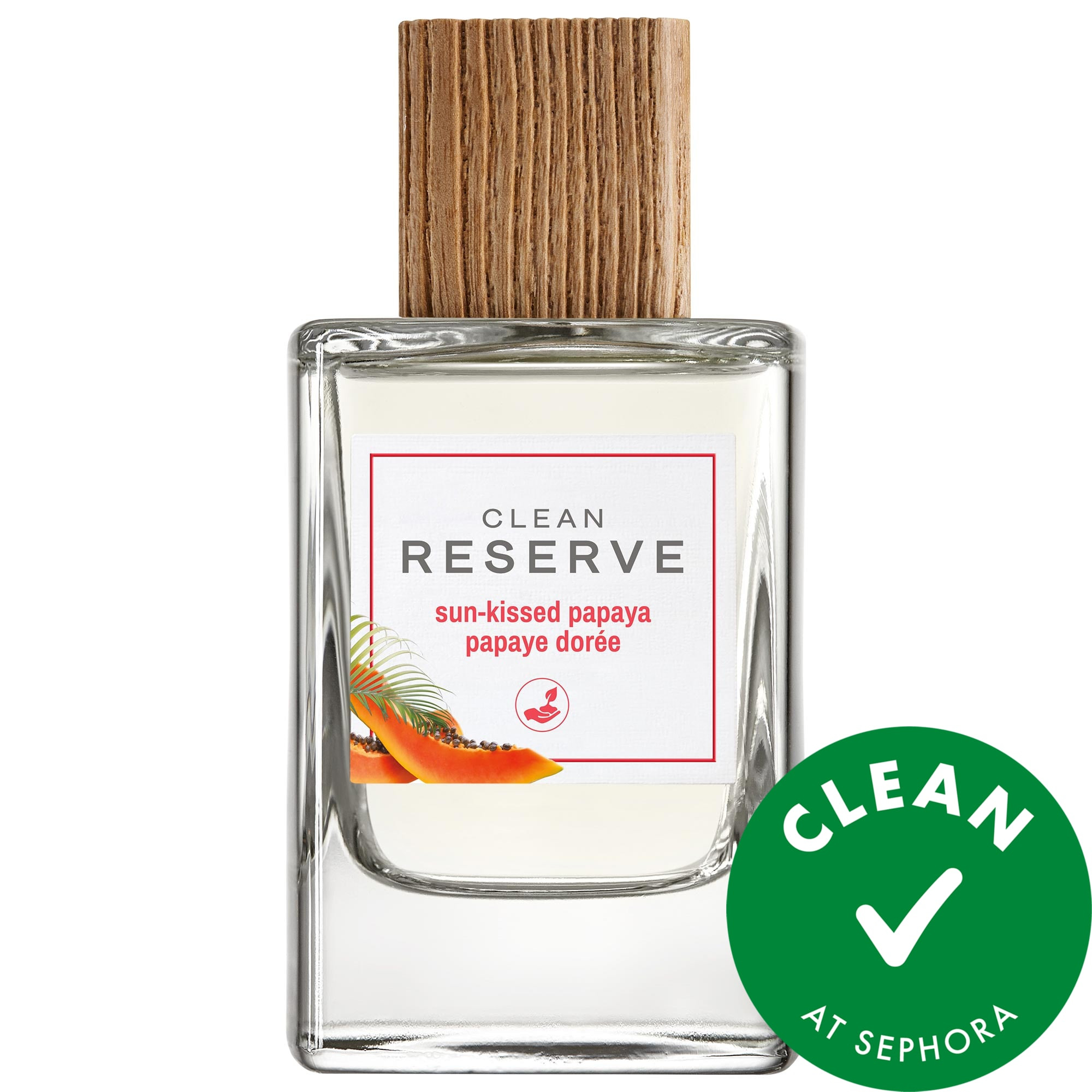 CLEAN RESERVE Sun-Kissed Papaya Eau De Parfum with Sandalwood 3.4oz/100ml | Sephora (US)