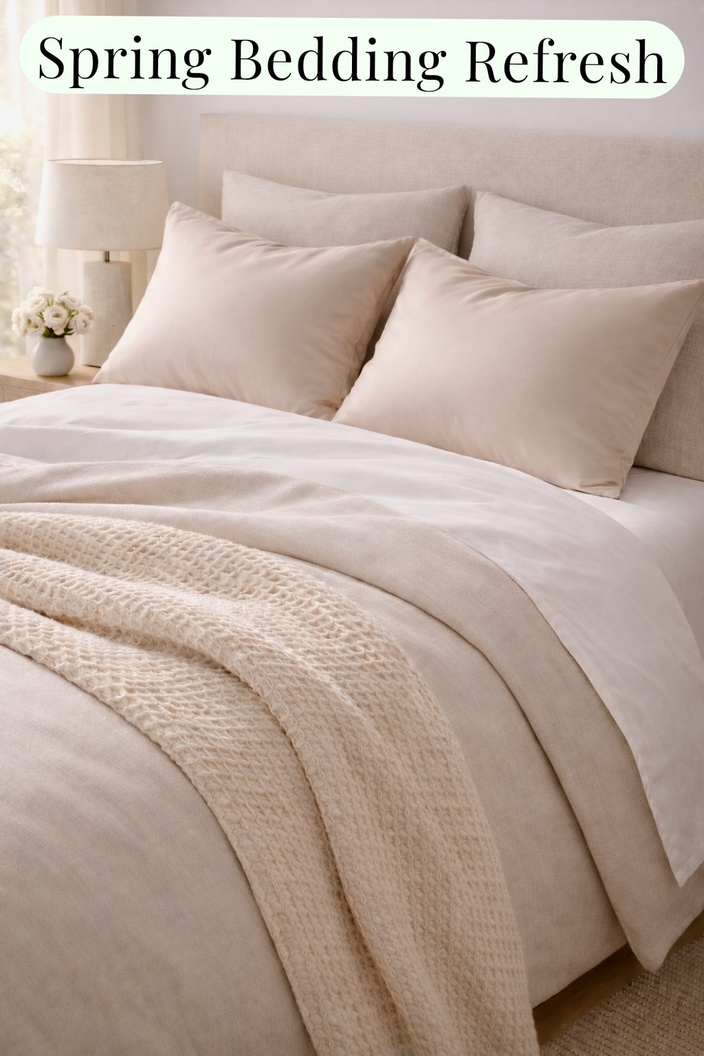 Spring Refresh: Bedding Edition 

#bedroomrefresh #bedroom #bedding #linenduvetcover #bamboosheets #silkpillowcase #coolingsheetset

#LTKHome