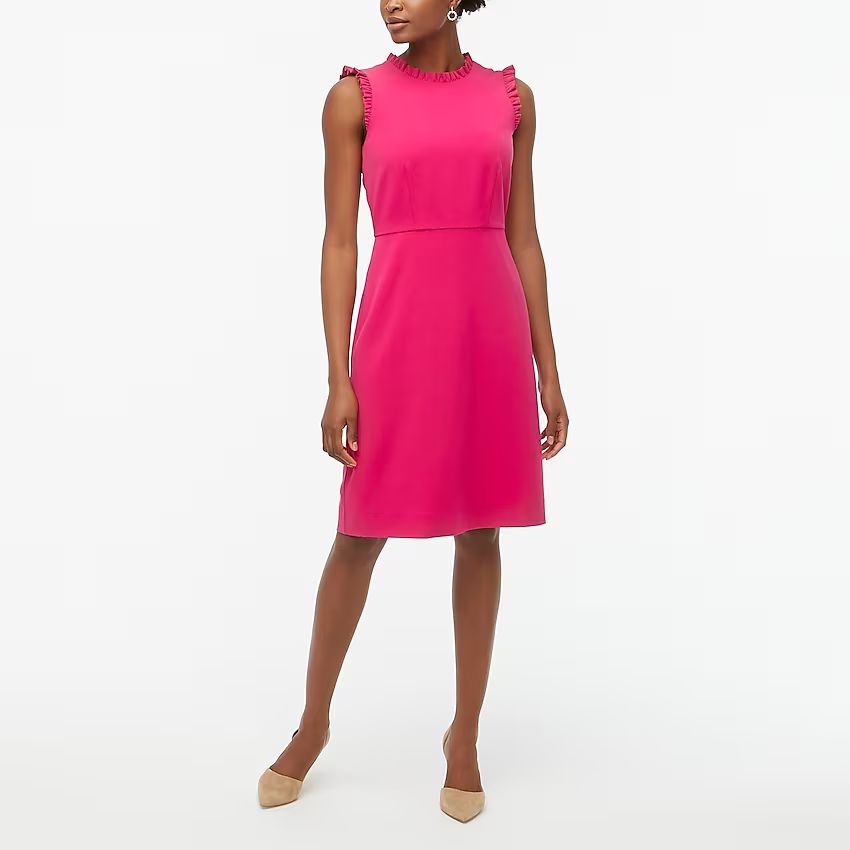 Ruffleneck sheath dressItem AV650 
 Reviews
 
 
 
 
 
8 Reviews 
 
 |
 
 
Write a Review 
 
 
 
 ... | J.Crew Factory