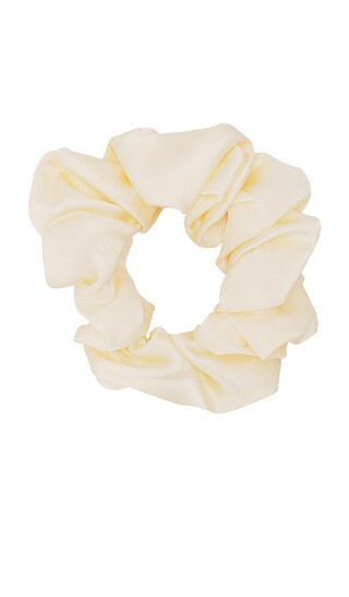 DONNI. The Silk Scrunchie in Cream. | Revolve Clothing (Global)