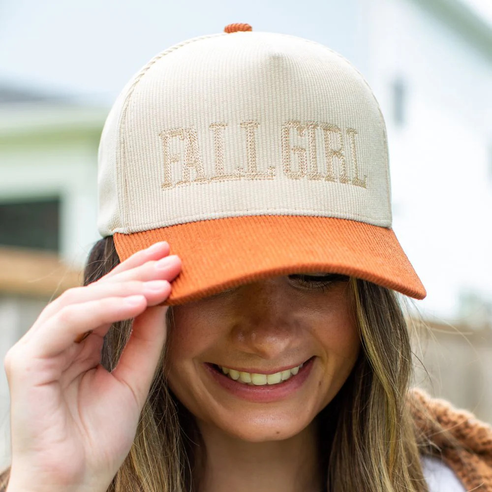 'Fall Girl' Corduroy Hat | United Monograms