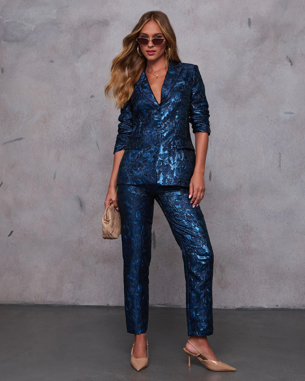 Come Away With Me Floral Jacquard Pants | VICI