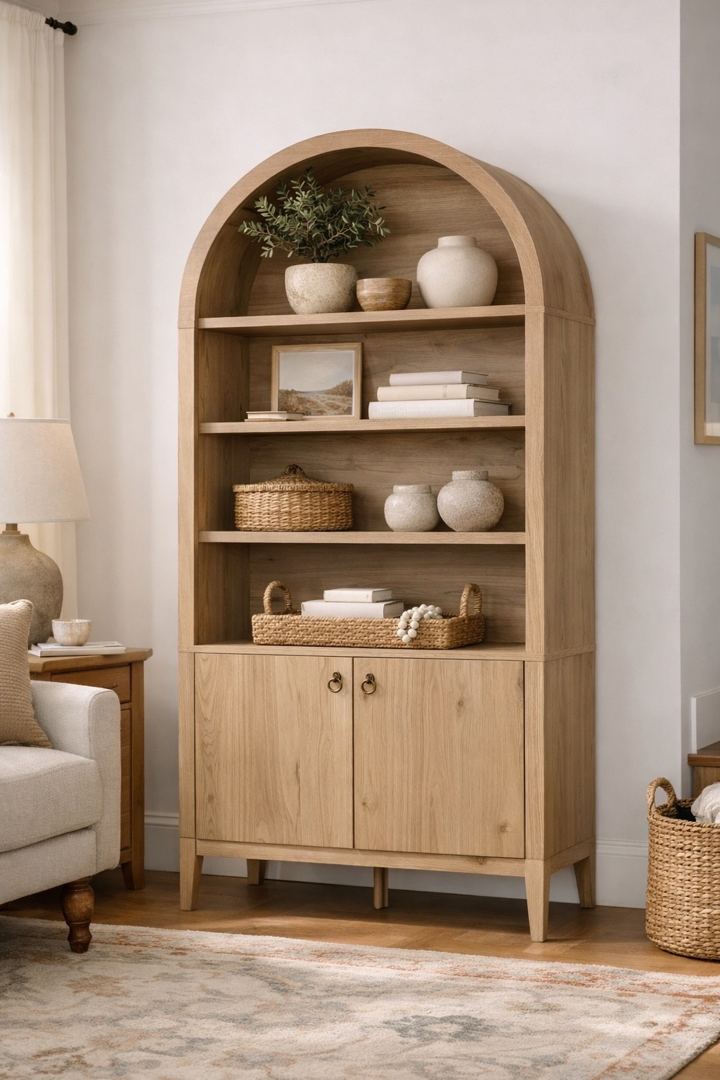 45% OFF this tall arched storage cabinet 🥳

Tell me this doesn’t look like something from a designer home. Such a beautiful piece for styling decor and adding extra storage.

Perfect for a living room, dining space, or entryway.

#LTKSaleAlert #LTKHome #LTKSpringSale