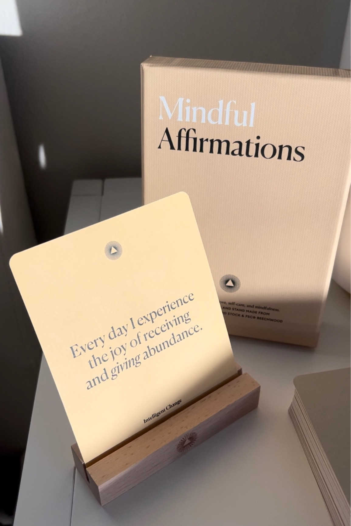 The newest addition to my morning routine! Setting a mindful affirmation for each day is such a great habit to get into! I love these cards!

#LTKhome #LTKGiftGuide #LTKfindsunder50