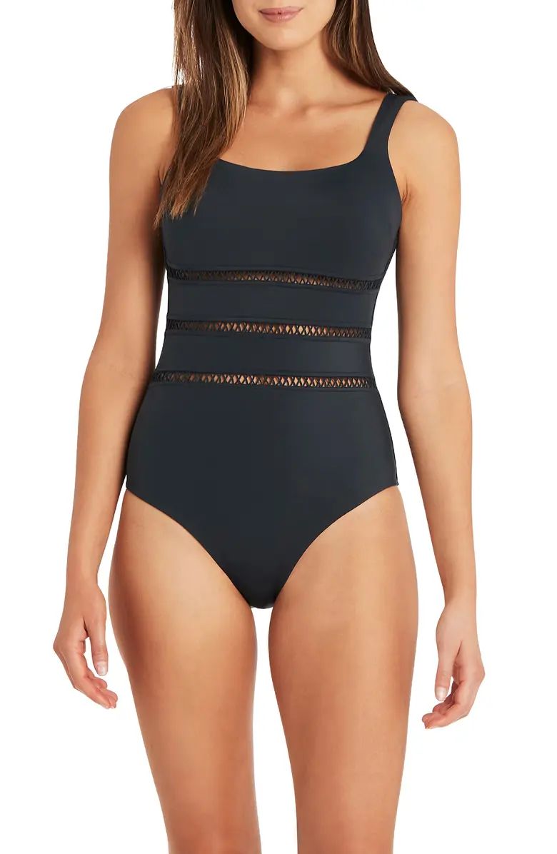 Sea Level Square Neck One-Piece Swimsuit | Nordstrom | Nordstrom
