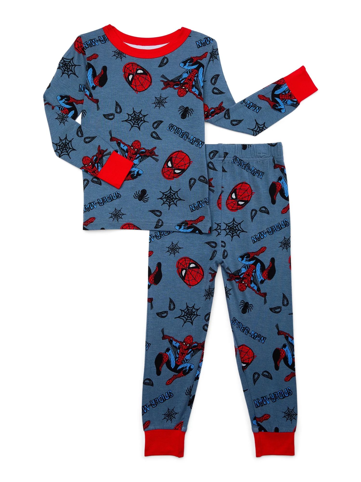 Character Toddler Viscose Unisex 2-Piece Pajama Set, Sizes 12M-5T | Walmart (US)