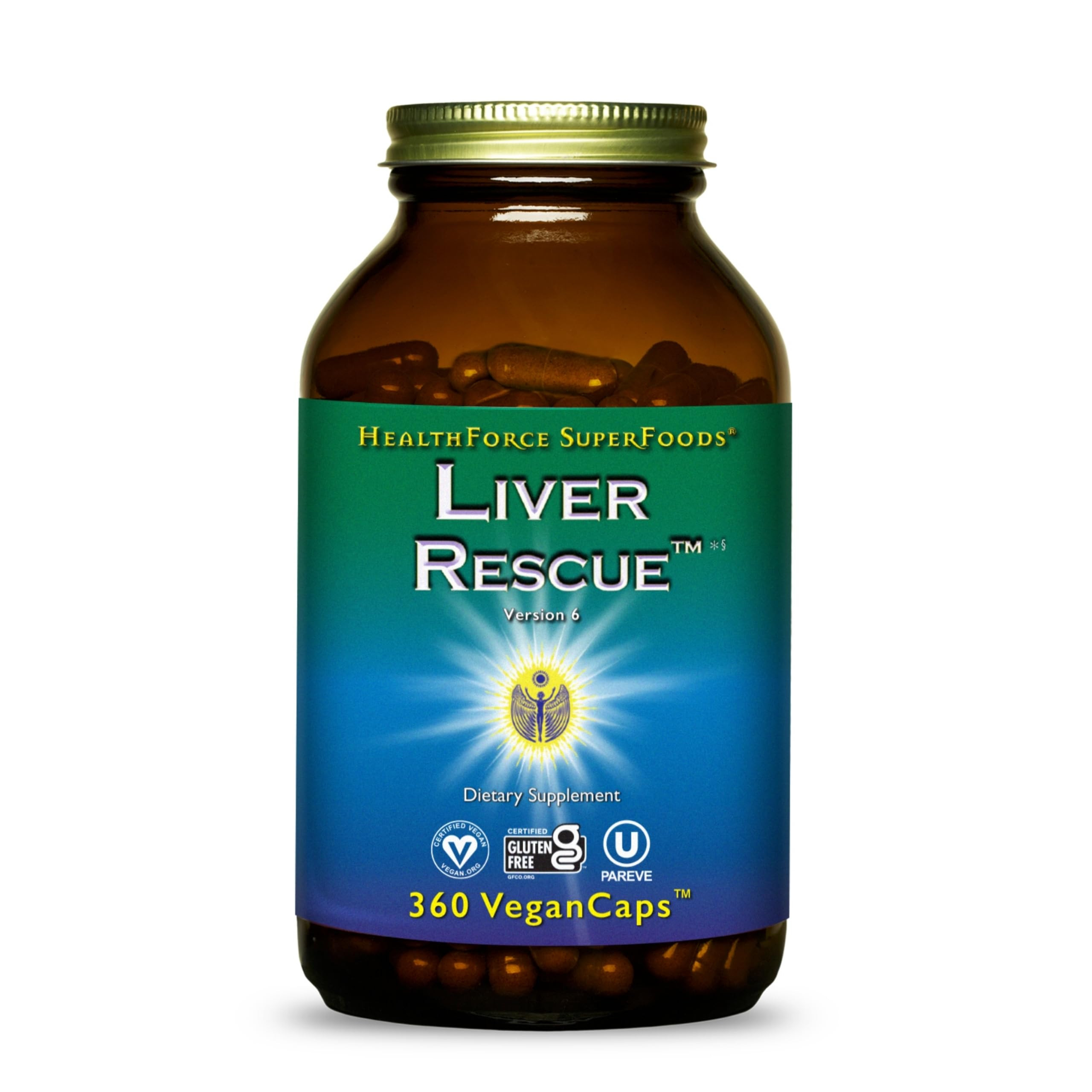 HealthForce SuperFoods Liver Rescue - Natural Liver Cleanse - with Milk Thistle & Dandelion Root ... | Amazon (US)