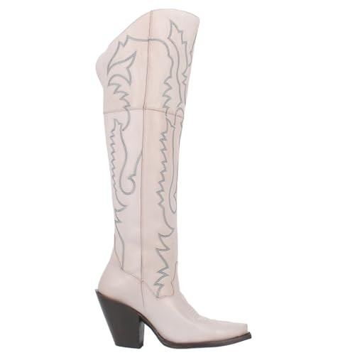 Dan Post Boots Women's Loverly Western Boot, White, 7 | Amazon (US)