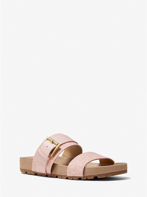 Mylah Logo and Leather Sandal | Michael Kors US