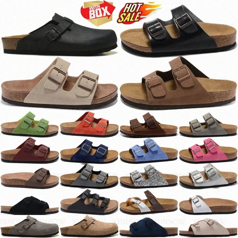 soft footbed sandals clog suede clogs sandal slippers slides slipper taupe black antique white mo... | DHGate