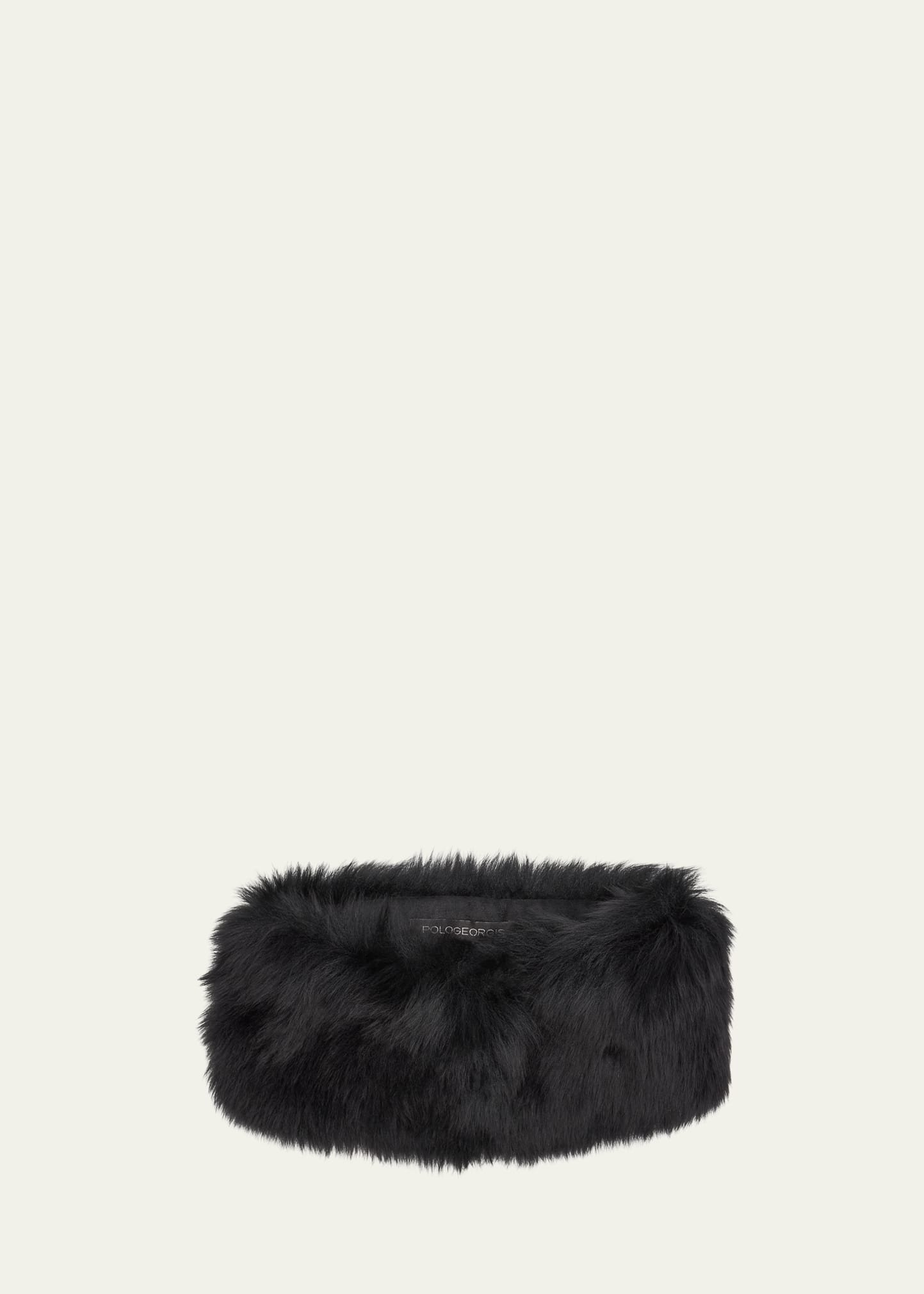 Pologeorgis Dyed Shearling Cashmere Blend Headband | Bergdorf Goodman