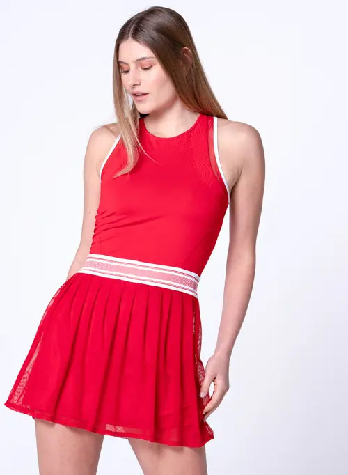 Lucky in Love Level Up Dress in Red at Nordstrom, Size Small | Nordstrom