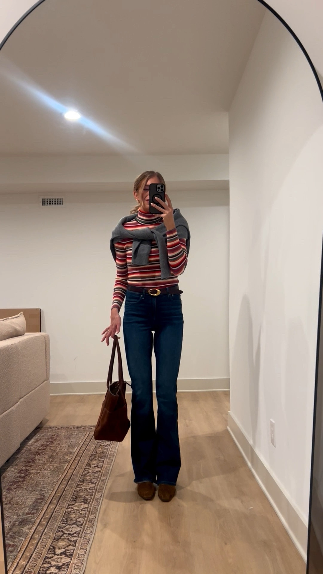 Ways to wear a grey cashmere sweater:
Sizing: 
Sweater: Runs TTS but I sized up to a medium for an oversized fit + I am taller so wanted the extra length.  This is an investment but it is incredibly comfortable and soft and will last.  However I did link some other similar sweaters at lower price points as well! They are under “similar”

Blouse and turtleneck: Wearing small tall

Skinny jeans: These have been my favorite stretchy skinny jeans for years! Run tts 4 extra long. 

Sweat set: sized up to large in sweatshirt for oversized fit and my true size in lounge pants (medium long)

Coat: size small tall

Boot cut jeans: These fit incredible.  They are stretchy and zero cons.  Wearing my true size 4 long. 

Satin pants: wearing my usual medium. 

Sized down in checkered jacket. 


Fall outfits, tall girl friendly, aritzia, j crew, gap, fall outfit ideas, ways to wear, tall sizes, long inseam, Ashley Bell, Tallblondebell


#LTKSeasonal #LTKTall #LTKStyleTip