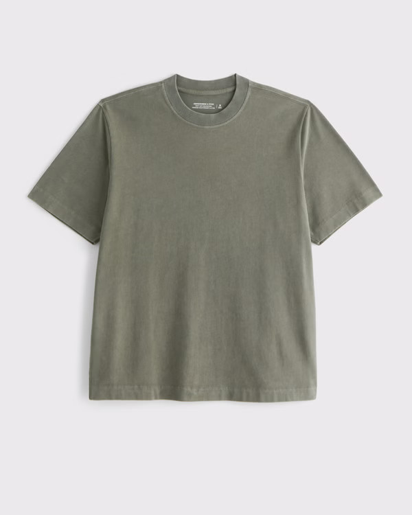 Men's Premium Heavyweight 2.0 Tee | Men's Tops | Abercrombie.com | Abercrombie & Fitch (US)