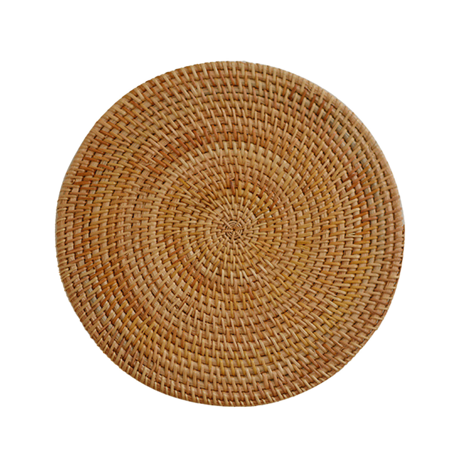Rattan Placemats - One of 4 Sizes Round Placemats, Round Woven Placemats, Rattan Drink Coasters,T... | Walmart (US)