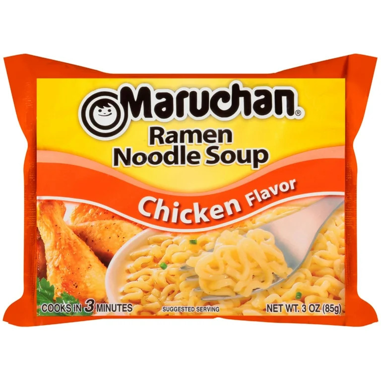 Maruchan Ramen Noodle Soup, Chicken Flavor Instant Noodles, Shelf Stable, 3 oz Package | Walmart (US)