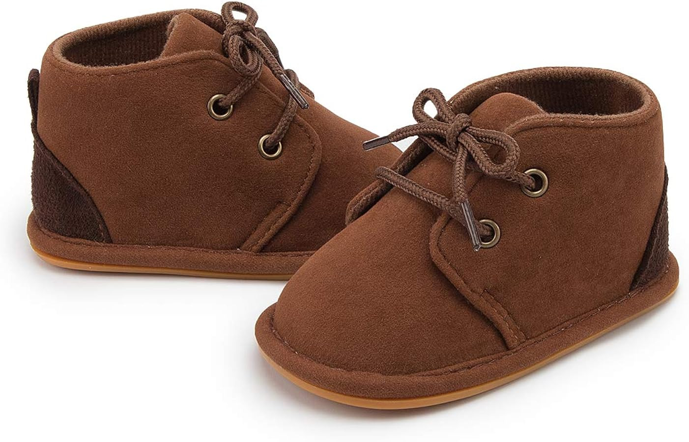 HsdsBebe Baby Boys Girls Oxford Shoes PU Leather Soft Rubber Sole Sneakers Anti-Slip Toddler Ankl... | Amazon (US)