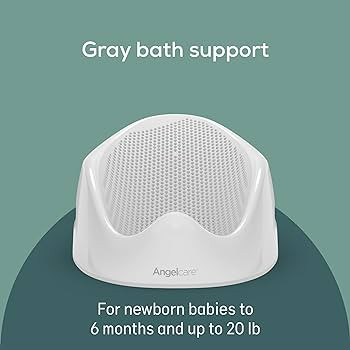 Angelcare Baby Bath Support (Gray) | Ideal for Babies Less Than 6 Months Old | Amazon (US)