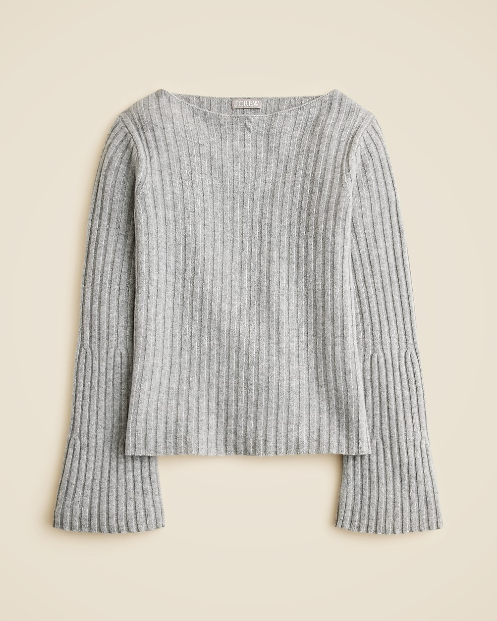 Ribbed boatneck sweater in vintage wool | J. Crew US