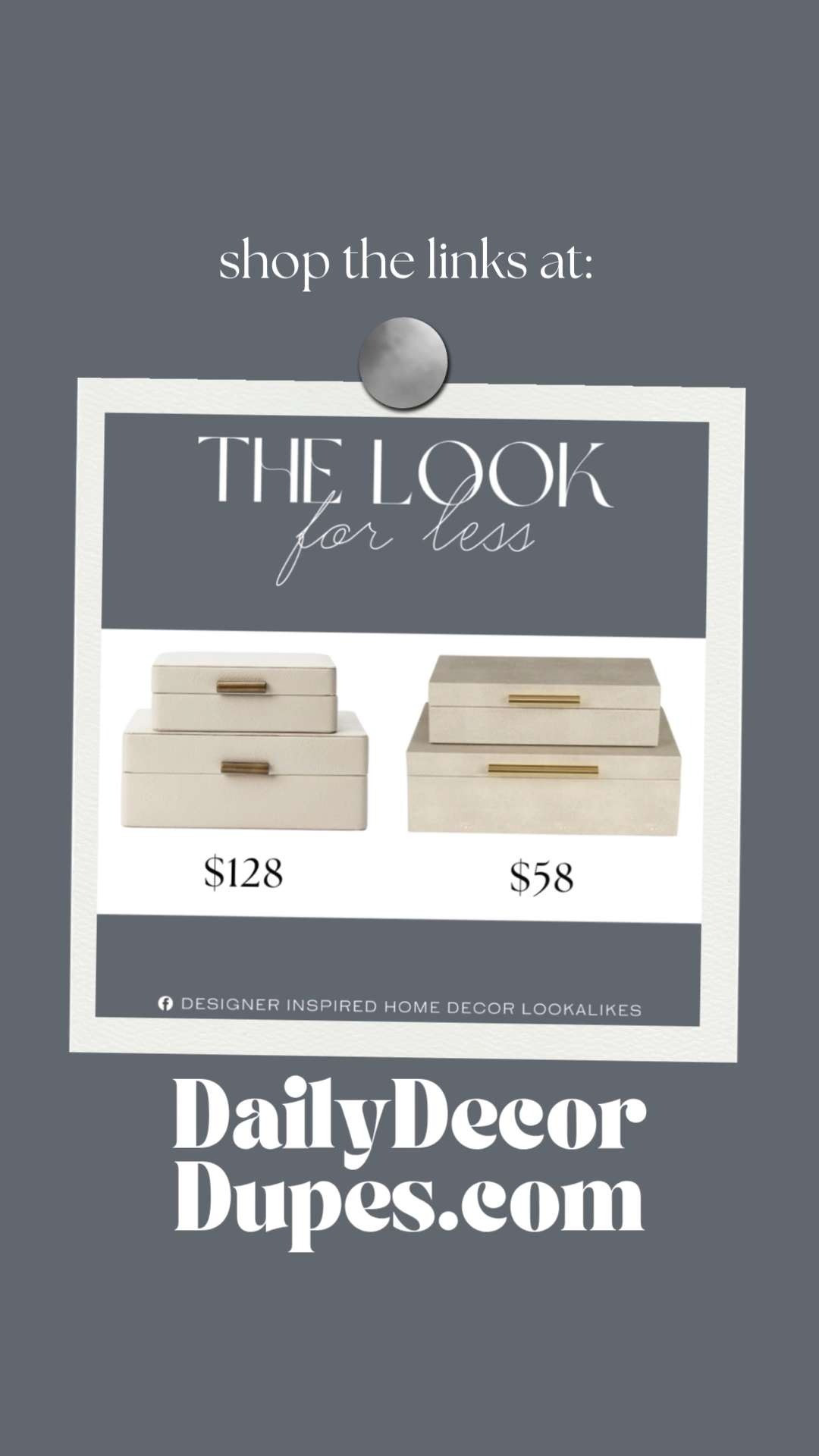 Inspired by McGee & co Shagreen Box. Faux Shagreen Box Set. Textured Decorative Boxes. Faux Leather Storage Boxes. Modern Decorative Boxes. Elegant Organizer Boxes. Luxury-Look Storage Boxes. Entryway Table Decor.  

Home more affordable option find copy cat similar look for less budget friendly affordable cheap cheaper beautiful pretty. Clearance sale coupon code discount code promo code luxury lookalike look a like Inspo inspiration inspired by idea ideas Love like these? I share multiple every day in my FB group.
#mcgeeandcoinspired #decorativeboxset #fauxleatherboxes #chichomedecor #elegantdecor #modernstorage #homedecorinspo 

 #LTKHome