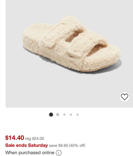 One of today’s Target Deal Days deals! Slippers are on a major sale perfect to stock up for holiday gifting. 🖤

#LTKsalealert #LTKunder50 #LTKshoecrush
