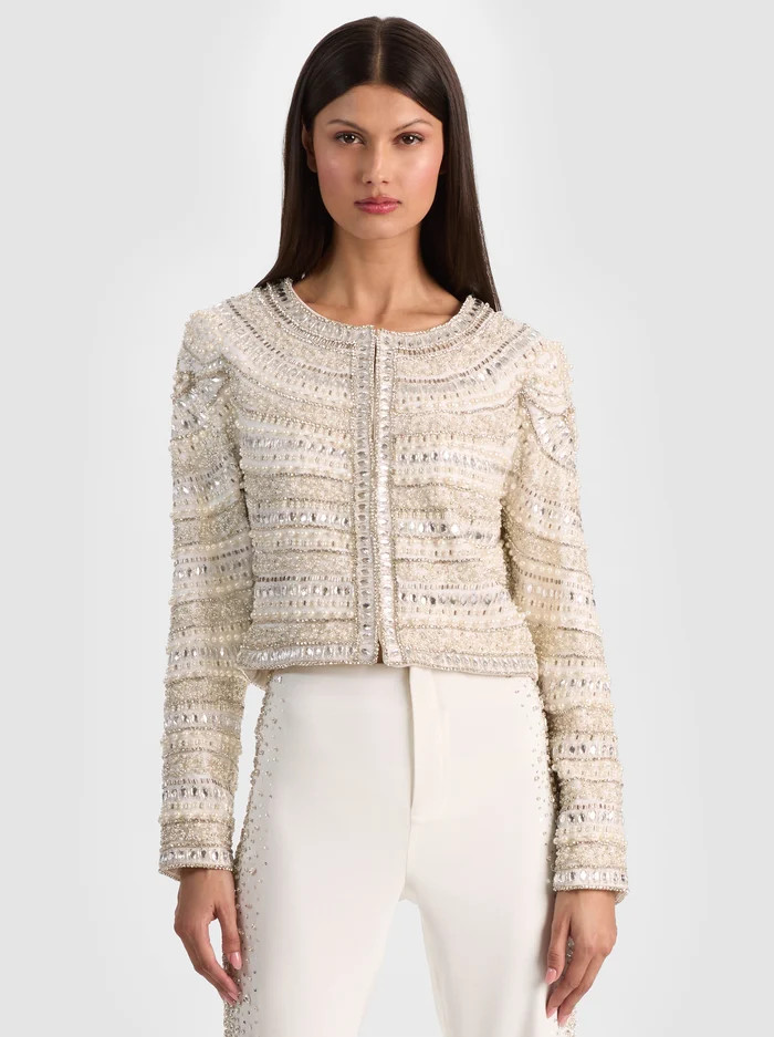 KIDMAN EMBELLISHED JACKET | Alice + Olivia