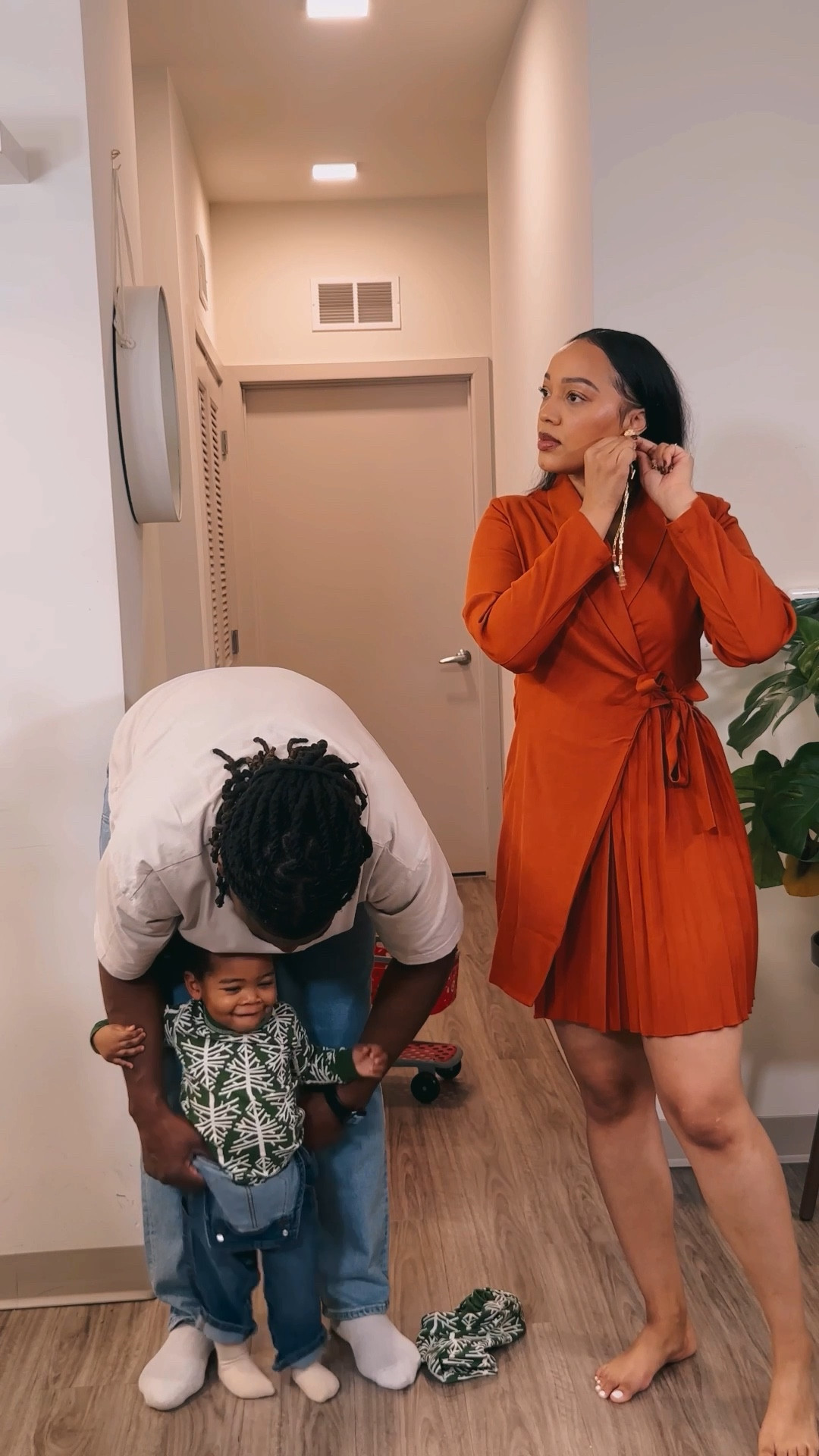 We have the most cozy robes from Target which is on sale. Along with our toddler Christmas pajamas from pact which are also on sale. I got so many compliments on this orange wrap dress from Amazon 

#LTKSeasonal #LTKCyberWeek #LTKfamily