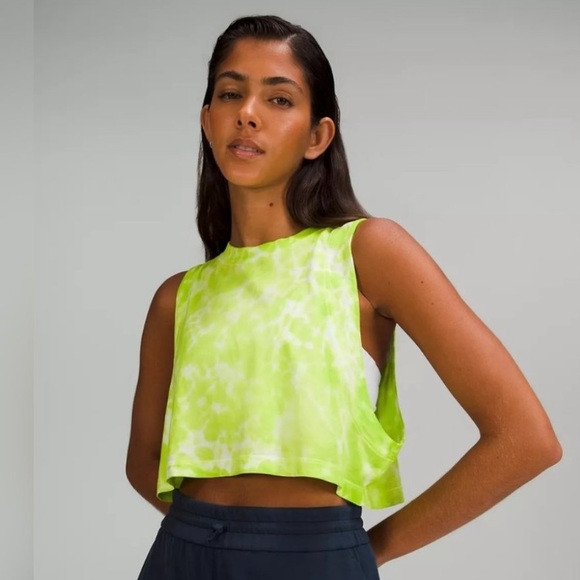 NWT Lululemon Women's Green All Yours
Cropped Cotton Tank Top Tie Dye Size 6 | Poshmark