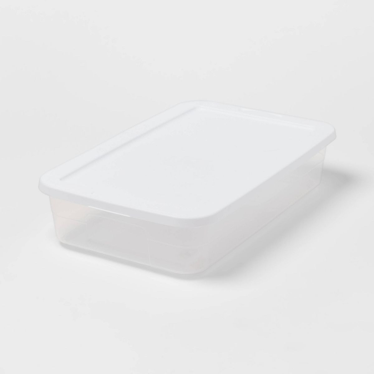 41qt Clear Under Bed Storage Box White - Brightroom™ | Target