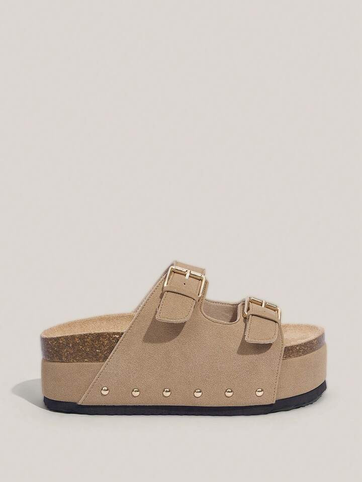 Solecia Women Shoes Fashionable Thick-soled Slippers For Versitle Use For Spring And Summer Vacation | SHEIN