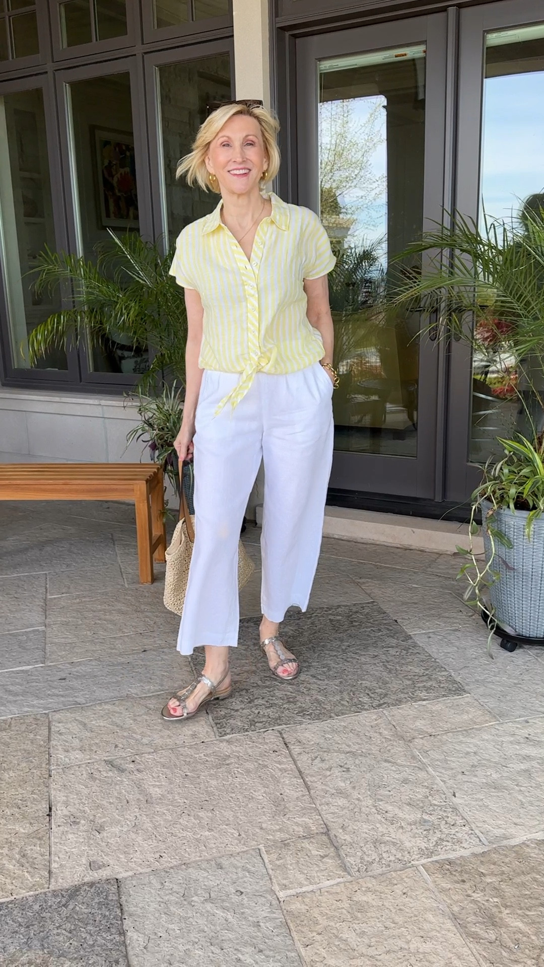 Linen is always lovely. I’m wearing a size small in both top and bottom. Fits true to size. Great for your summer vacation!

#LTKSaleAlert #LTKSummerSales #LTKTravel