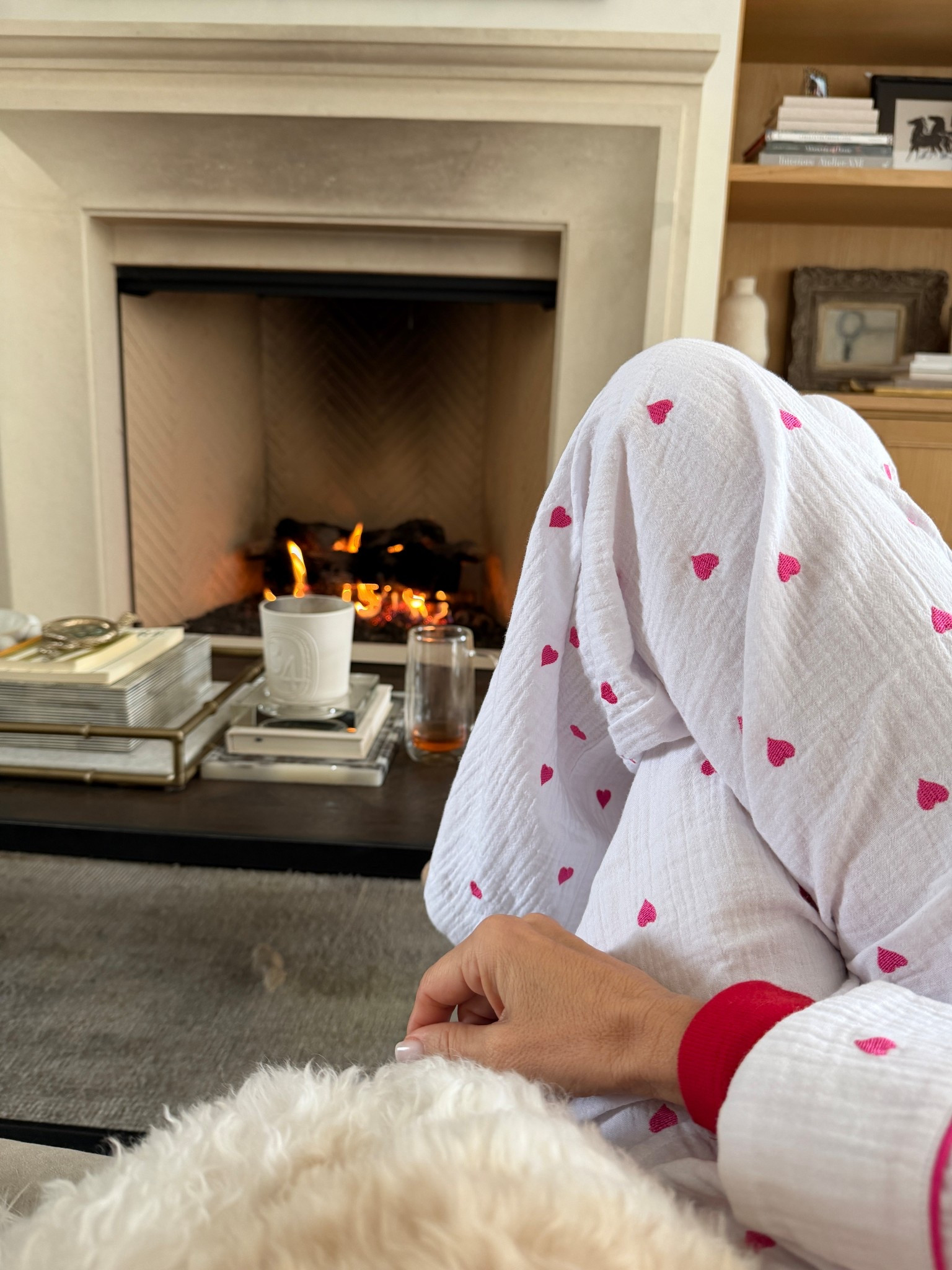 Heart Cotton pajamas 
-Aritiza red layering top sz up to M 


#LTKOver40 #LTKValentine