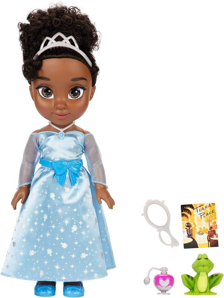 Disney Princess Tiana Doll My Singing Friend Tiana & Naveen Frog Plus Accessories - Tiana Sings A... | Amazon (US)