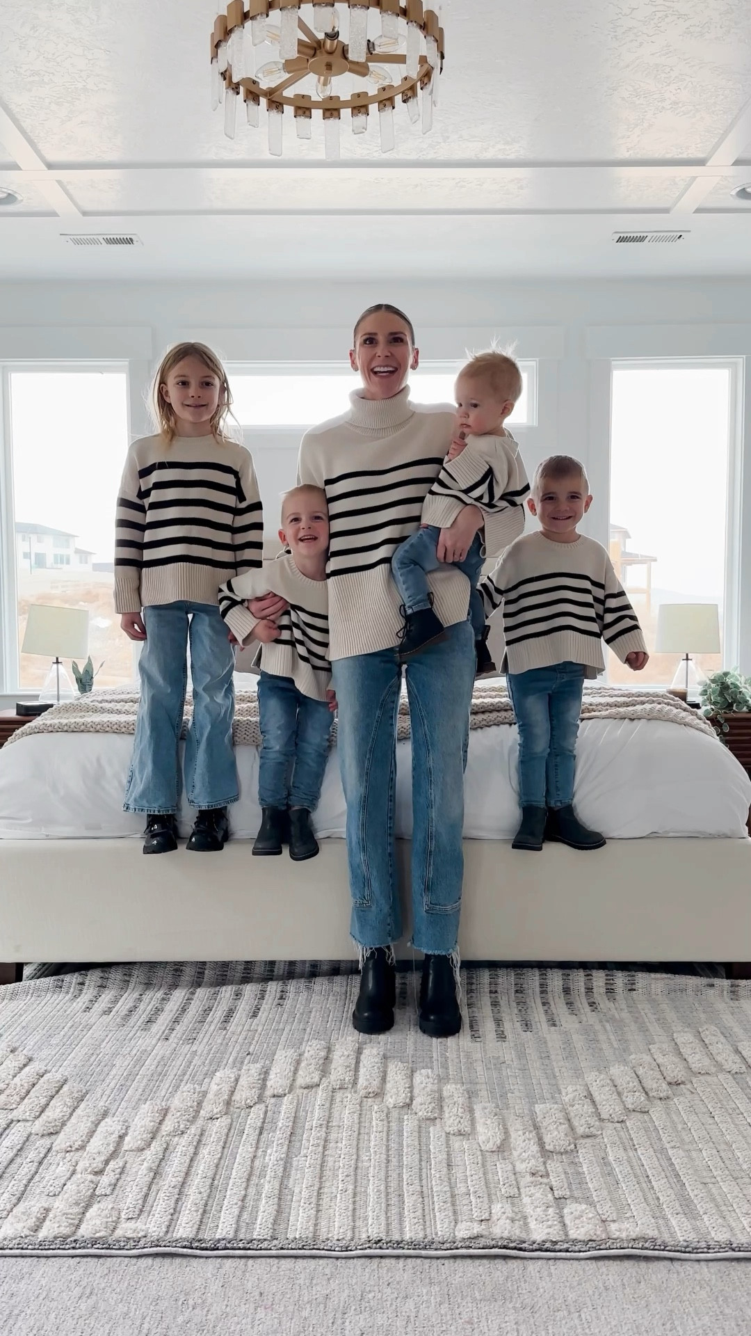 mommy and me outfits • striped sweaters • kids winter outfits • favorite jeans ever 

#LTKfamily #LTKbaby #LTKkids