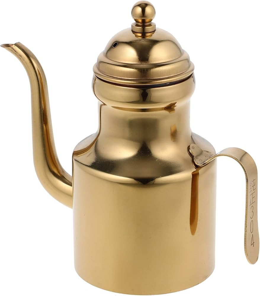 Olive Oil Dispenser Bottle Stainless Steel Oil Can Vinegar Can Dispenser Pot with Drip Free Spout... | Amazon (US)