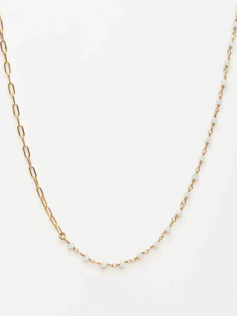 Aquamarine Duet Necklace | ABLE Clothing
