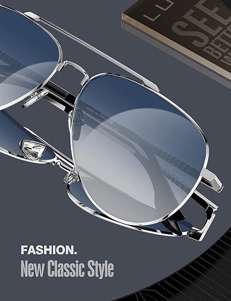 LUENX Aviator Sunglasses for Men Women Polarized Driving Classic Shades - UV 400 Protection with ... | Amazon (US)