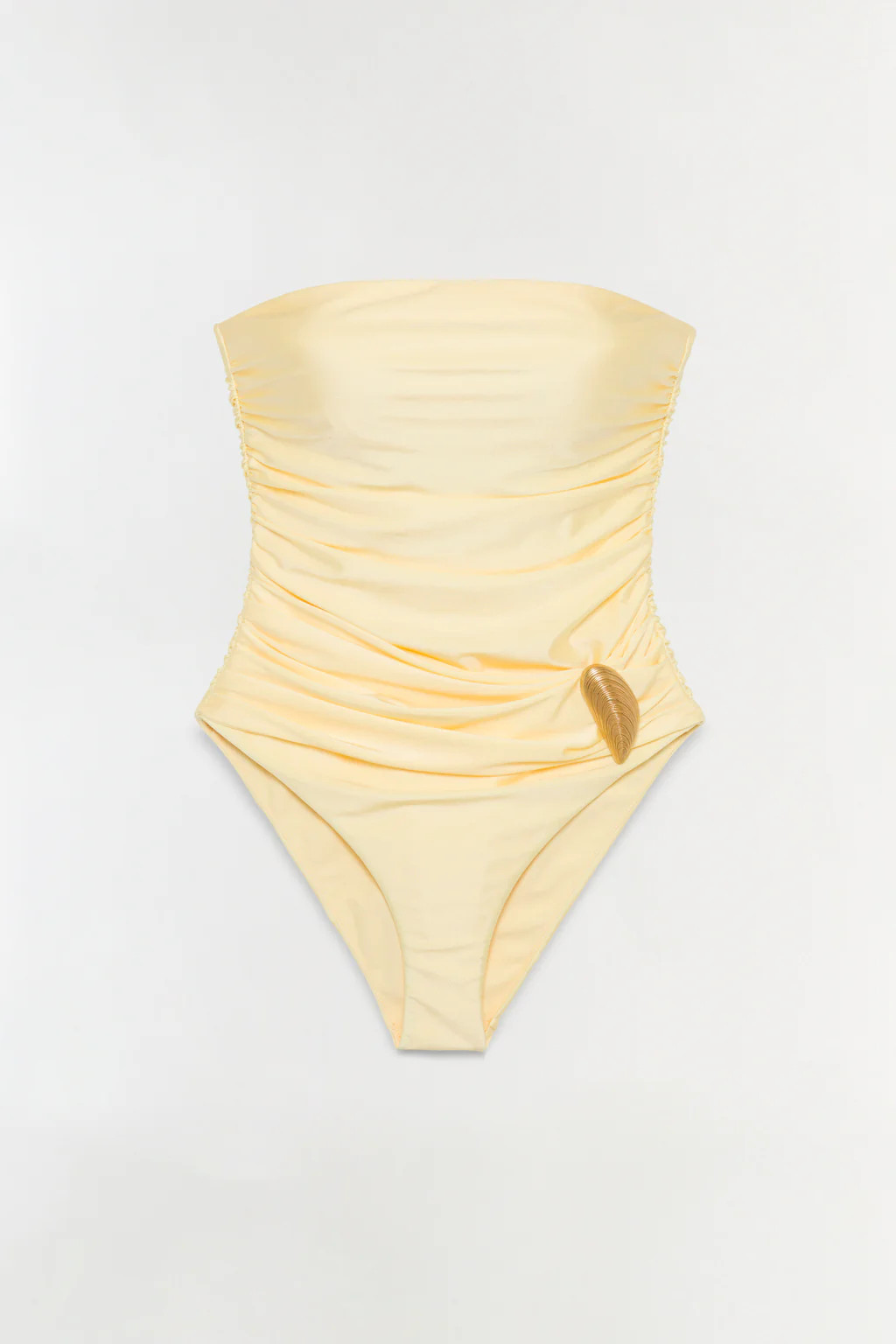 Lorena Shell Strapless One Piece | Simkhai