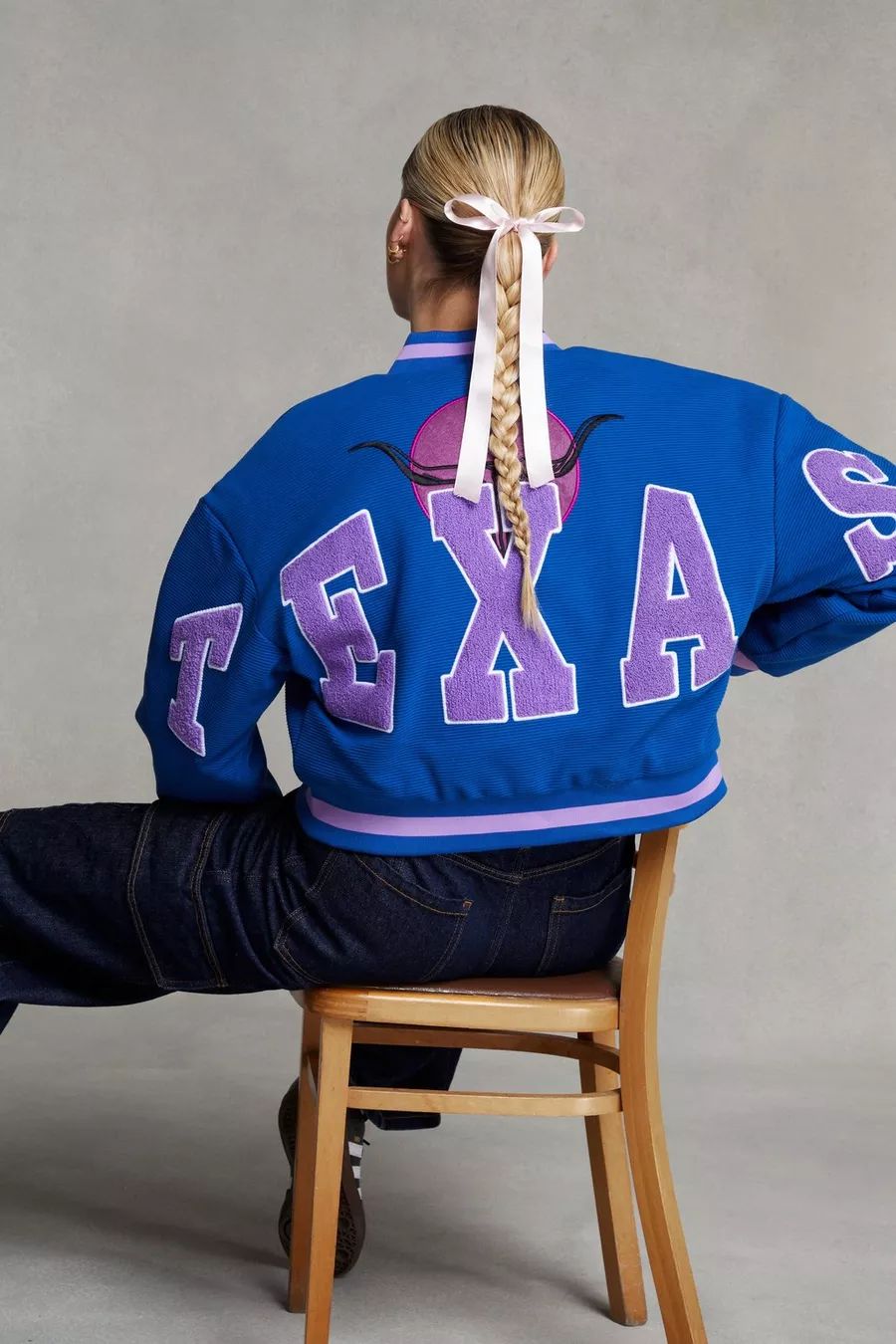 Texas Back Knit Varsity Jacket | Nasty Gal US