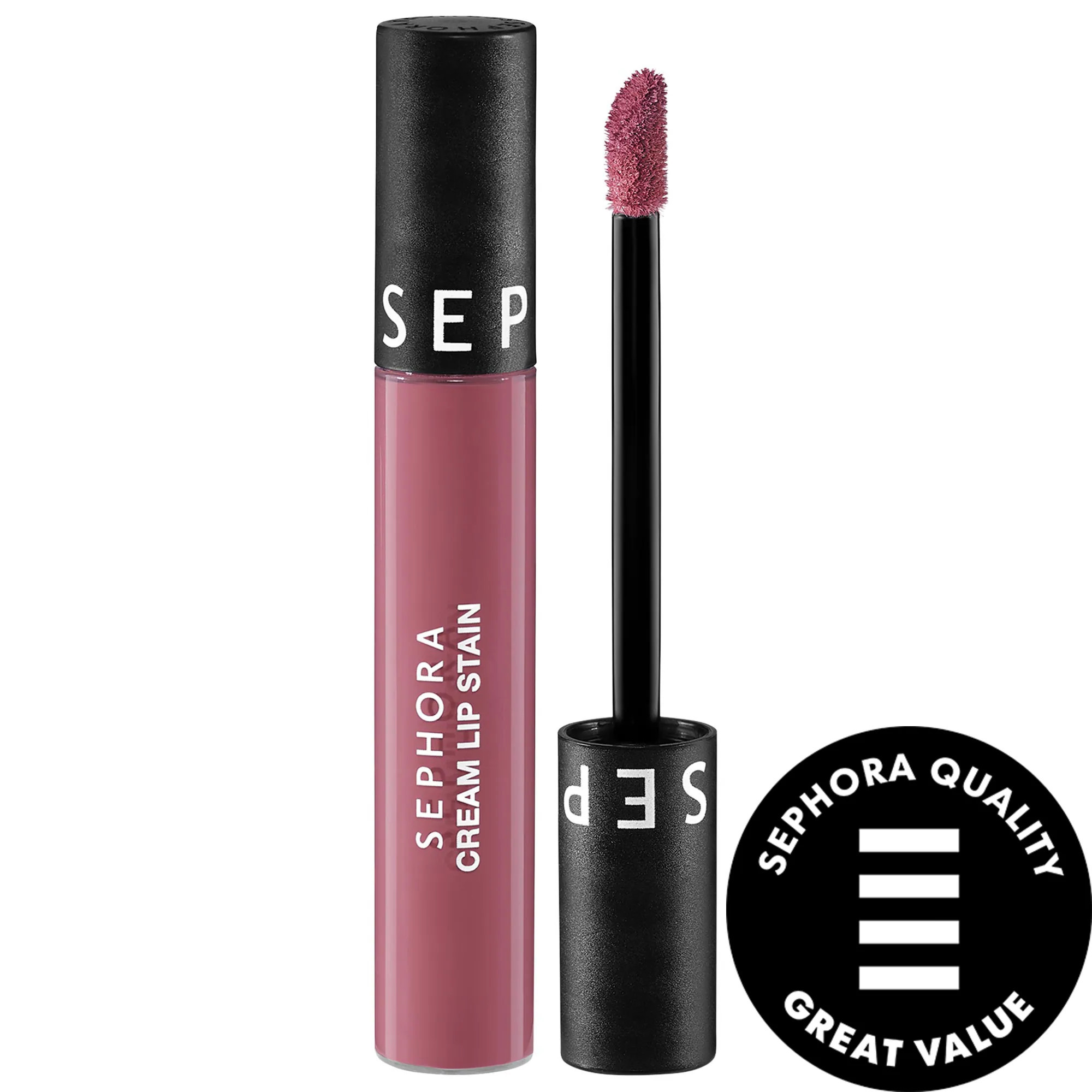 SEPHORA COLLECTION Cream Lip Stain 10HR Liquid Lipstick 06 Pink Souffle 0.16 oz. / 5 mL | Sephora (US)