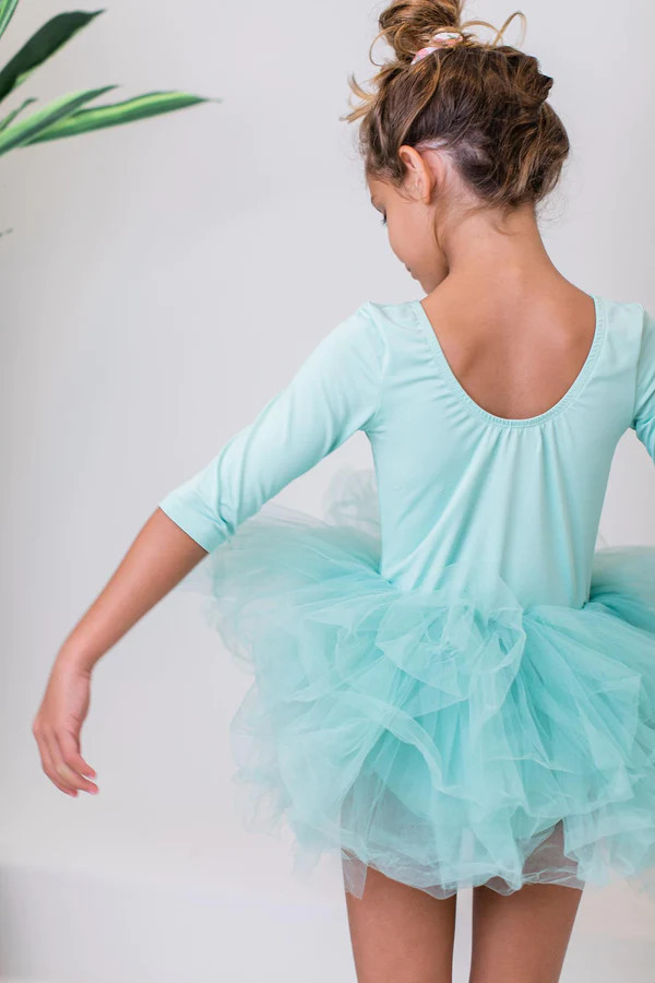 Sage 3/4 Tutu Leotard | Mila and Rose