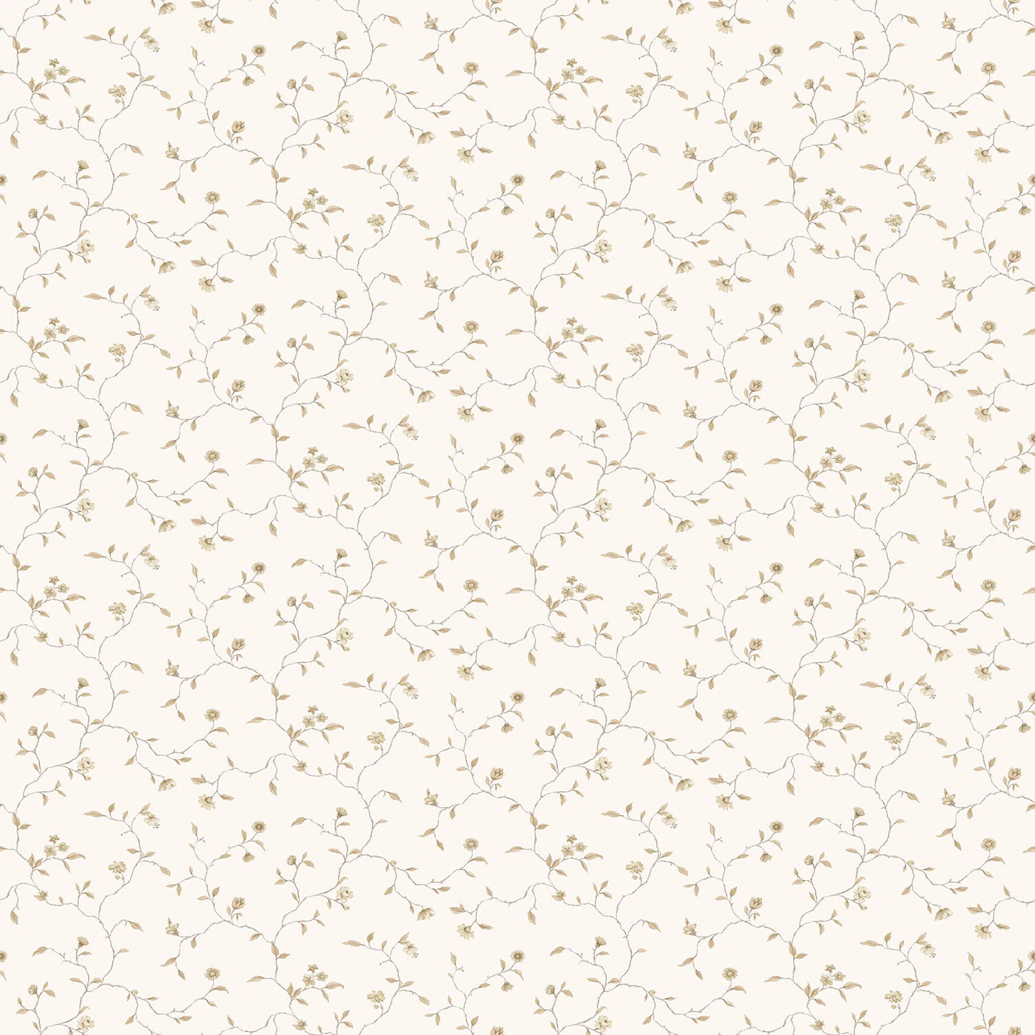 Miniatures 3 Collection Floral Spikey Trail Wallpaper Roll | Wayfair North America