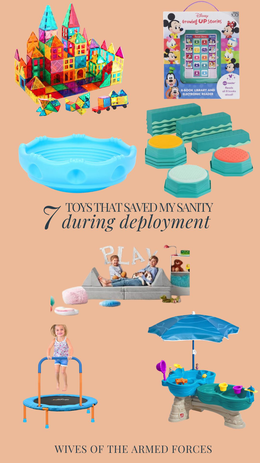 Some days are harder than others on deployment, but these activities can give you a few seconds to breathe, prep a meal, or just reset for the rest of the day. You are doing a great job! 

 #LTKmomlife