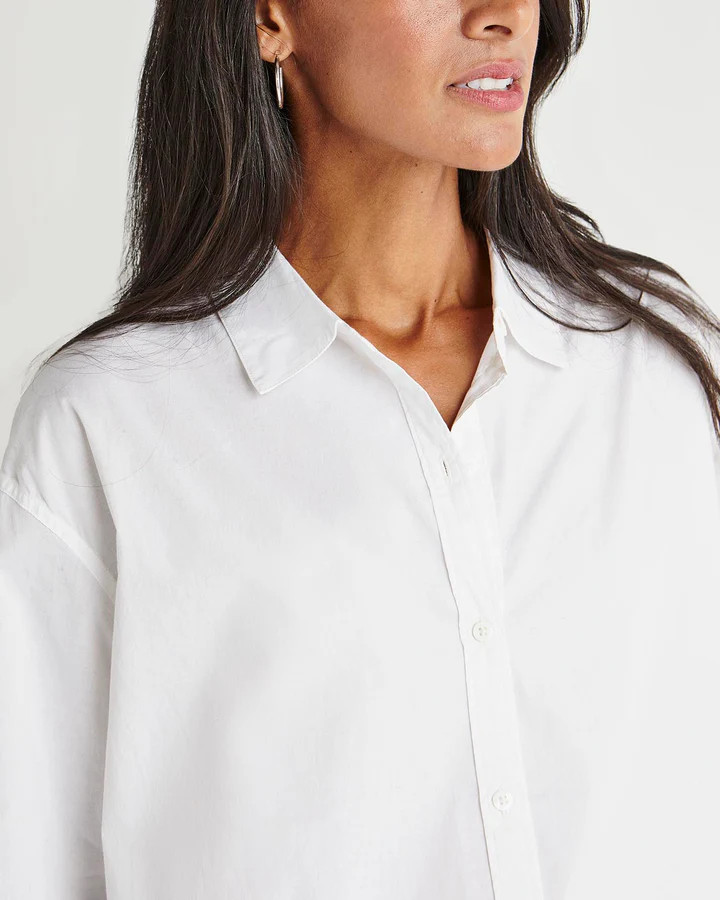 Splendid x Cella Jane Poplin Button-Down Shirt | Splendid