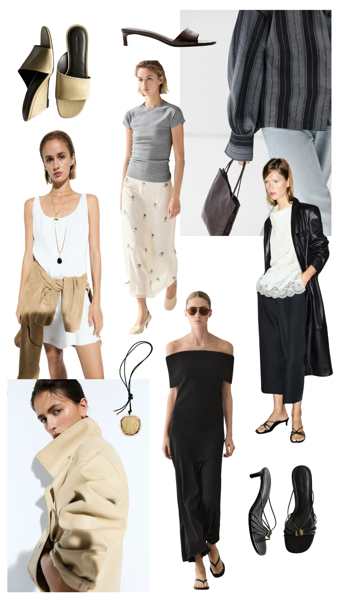 Massimo Dutti Edit 
| Mules | Leather Tote | Midi Dress | Leather Skirt | Heeled Sandals 

 #LTKuk #LTKspring #LTKeurope